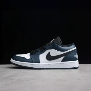 Air Jordan 1 Low ‘Dark Teal’ Armory Navy/White 553558-411